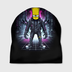 Шапка 3D Cool Bart Simpson - cyberpunk - ai art