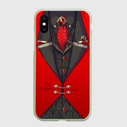 Чехол для iPhone XS Max матовый Алый фрак мафиозника для косплея 