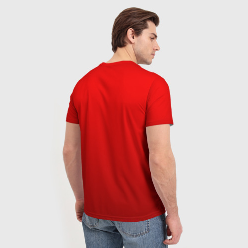 Мужская футболка 3D Алый фрак , цвет 3D печать - фото 4