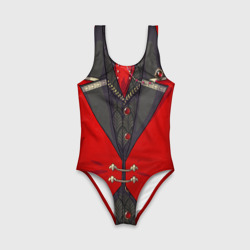 Детский купальник 3D Алый фрак мафиозника для косплея  - фото 2