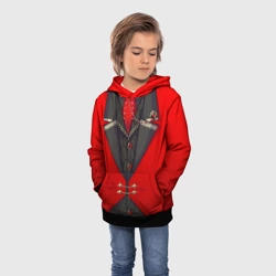 Детская толстовка 3D Алый фрак мафиозника для косплея  - фото 2