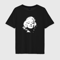 Мужская футболка хлопок Oversize Tribute to Marilyn Monroe