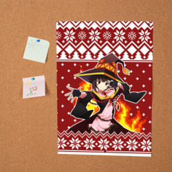 Постер Мегумин свитер новогодний - фото 2