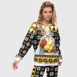 Женский костюм с толстовкой 3D One-Punch Man sweater - фото 2