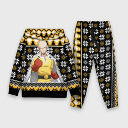 Детский костюм с толстовкой 3D One-Punch Man sweater