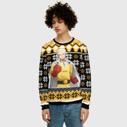 Мужской свитшот 3D One-Punch Man sweater - фото 2