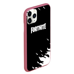 Чехол для iPhone 11 Pro Max матовый Fortnite fire flame - фото 2