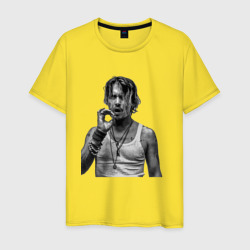 Джонн Депп курит  – Мужская футболка хлопок с принтом купить со скидкой в -20%