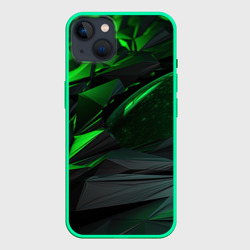Абстрактное представление зелени – Чехол для iPhone 14 Plus с принтом купить