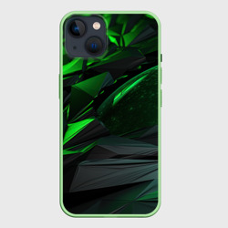 Абстрактное представление зелени – Чехол для iPhone 14 с принтом купить