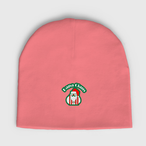Детская шапка демисезонная Papa Santa Claus, цвет розовый