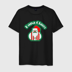 Мужская футболка хлопок Papa Santa Claus