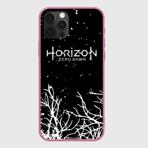 Чехол для iPhone 12 Pro Max с принтом Horizon Zero Dawn ночь, вид спереди #2