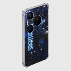 Чехол для Huawei Pura 70 Pro Знак зодиака стрелец на тёмном фоне - фото 2