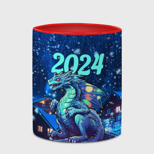 Кружка с полной запечаткой с принтом Волшебный  дракон  2024, фото #4