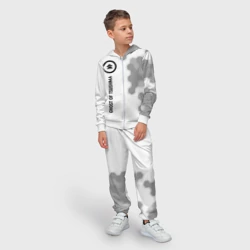 Детский костюм 3D Ghost of Tsushima glitch на светлом фоне по-вертикали - фото 2