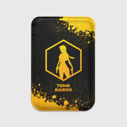 Картхолдер Magsafe магнитный Tomb Raider - gold gradient