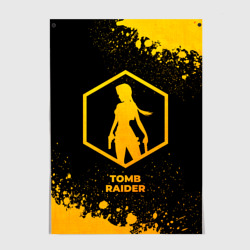 Постер Tomb Raider - gold gradient