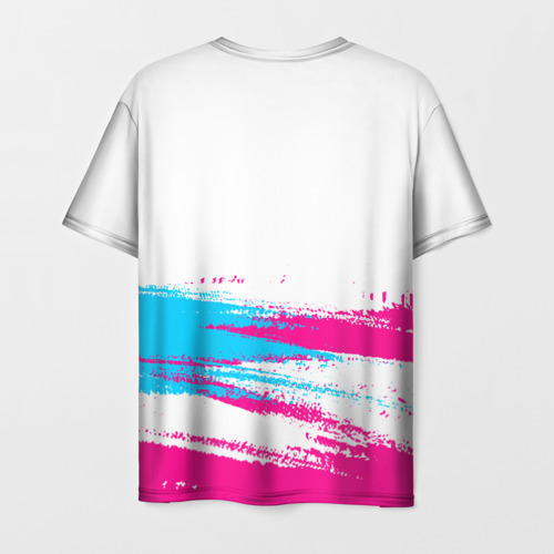 Мужская футболка 3D Destiny neon gradient style посередине, цвет 3D печать - фото 2