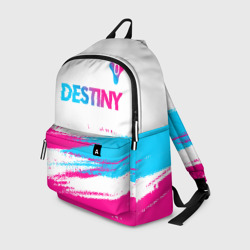 Рюкзак 3D Destiny neon gradient style посередине