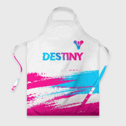 Фартук 3D Destiny neon gradient style посередине