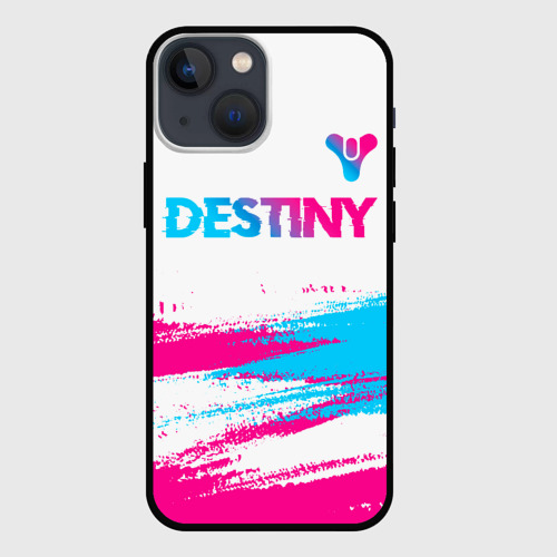 Чехол для iPhone 13 mini Destiny neon gradient style посередине