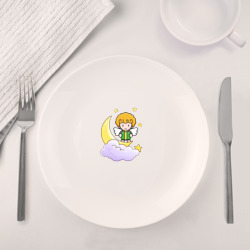 Набор: тарелка + кружка Ангелочек с подарком - фото 2
