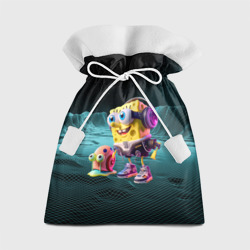 Подарочный 3D мешок Sponge Bob and snail Gary - fantasy - ai art