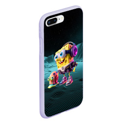 Чехол для iPhone 7Plus/8 Plus матовый Sponge Bob and snail Gary - fantasy - ai art - фото 2