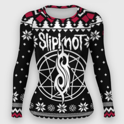 Женский рашгард 3D Slipknot christmas sweater