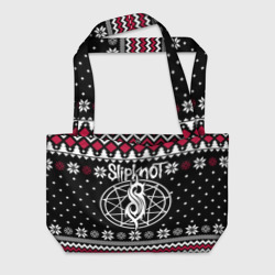 Пляжная сумка 3D Slipknot christmas sweater