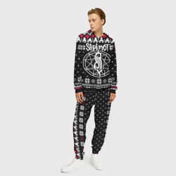 Мужской костюм с толстовкой 3D Slipknot christmas sweater - фото 2