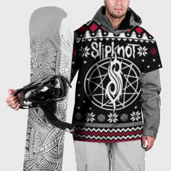 Накидка на куртку 3D Slipknot christmas sweater