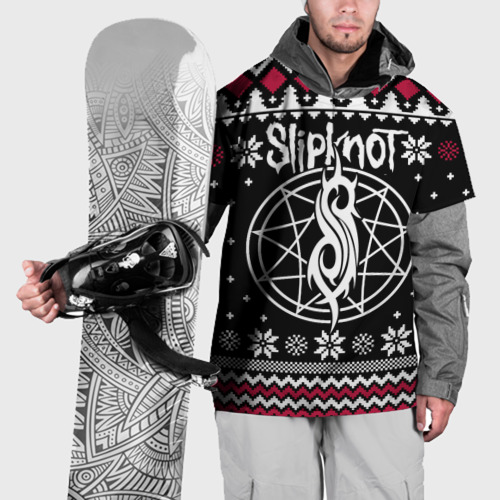 Накидка на куртку 3D Slipknot christmas sweater, цвет 3D печать