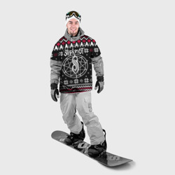 Накидка на куртку 3D Slipknot christmas sweater - фото 2