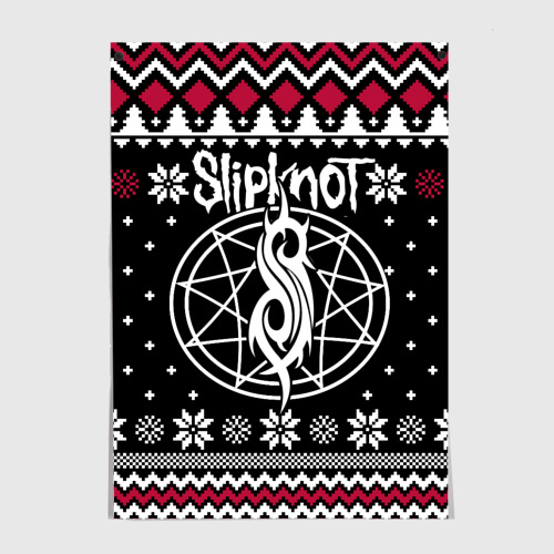 Постер Slipknot christmas sweater