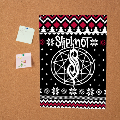Постер Slipknot christmas sweater - фото 2