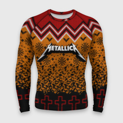 Мужской рашгард 3D Metallica christmas sweater