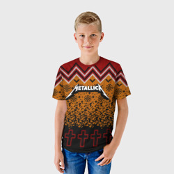 Детская футболка 3D Metallica christmas sweater - фото 2