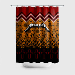 Штора 3D для ванной Metallica christmas sweater