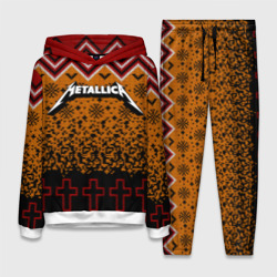 Женский костюм с толстовкой 3D Metallica christmas sweater