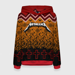 Женская толстовка 3D Metallica christmas sweater
