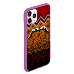 Чехол для iPhone 11 Pro Max матовый Metallica christmas sweater - фото 2