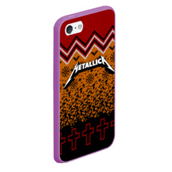 Чехол для iPhone 5/5S матовый Metallica christmas sweater - фото 2