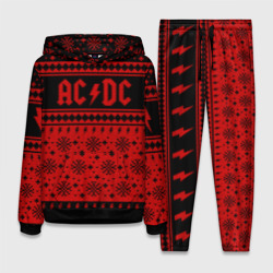 Женский костюм с толстовкой 3D AC/DC christmas sweater
