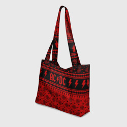 Пляжная сумка 3D AC/DC christmas sweater - фото 2
