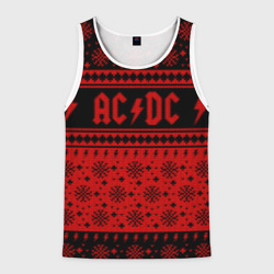 Мужская майка 3D AC/DC christmas sweater