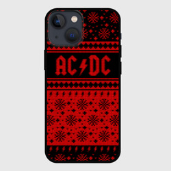 Чехол для iPhone 13 mini AC/DC christmas sweater