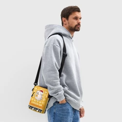 Сумка через плечо 3D Chicken gun christmas sweater - фото 2