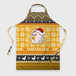 Фартук 3D Chicken gun christmas sweater